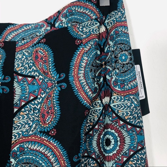 🔥MOVING SALE🔥 Marciano Sedgwick high waist geo print palazzo style pants NWT - Picture 4 of 8